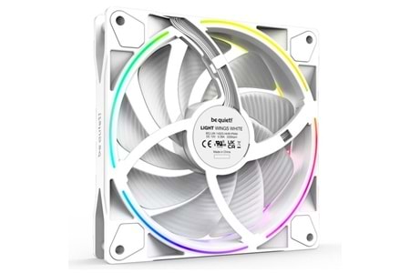 Be Quiet! Light Wings White 140Mm Pwm Premium Argb Kasa Fanı 4-Pin 3-lü Paket - BL103