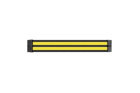 Thermaltake AC-047-CN1NAN-A1 TtMod Sarı/Siyah Power Supply Sleeved Kablo Seti (16 AWG)