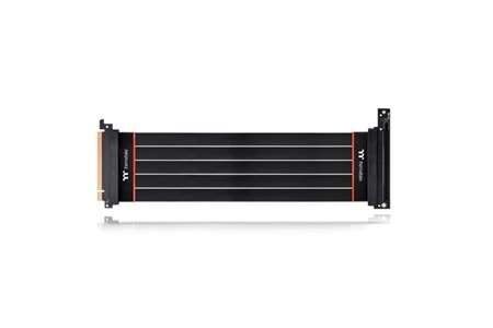 Thermaltake AC-058-CO1OTN-C2 PCI-e 4.0 X16 300mm 90° Adaptörlü Riser Kablo