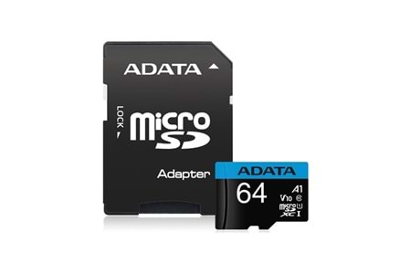 ADATA 64GB PREMIER AUSDX64GUICL10A1-RA1 MICRO-SD HAFIZA KARTI