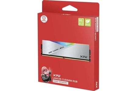 XPG 48GB (2X 24GB) DDR5 CUDIMM 8400MHZ CL40 RGB DUAL KIT PC RAM LANCER SILVER AX5CU8400C4024G-DCLACRSG