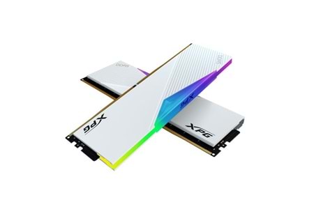XPG 32GB (2X 16GB) DDR5 6400MHZ CL32 RGB DUAL KIT PC RAM LANCER AX5U6400C3216G-DCLARWH BEYAZ
