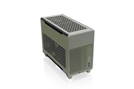 THERMALTAKE TR100 MATCHA GREEN DIJITAL EKRAN MINI-ITX PC KASASI YEŞİL