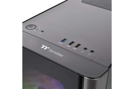 THERMALTAKE V150 BREEZE TG CA-1R1-00S1WN-02 GAMING MICRO-TOWER PC KASASI