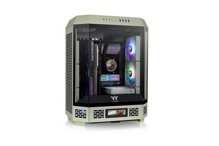 THERMALTAKE THE TOWER 600 TG CA-1Z1-00MEWN-00 GAMING MID-TOWER PC KASASI YEŞİL