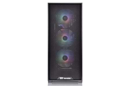 THERMALTAKE 650W 80+ BRONZE H390 TG CA-3Y9-65S1WE-00 4-RGB FANLI GAMING MIC TOWER PC KASASI