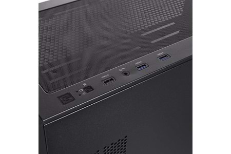 THERMALTAKE 650W 80+ BRONZE H390 TG CA-3Y9-65S1WE-00 4-RGB FANLI GAMING MIC TOWER PC KASASI