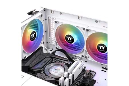 Thermaltake CT120 CL-F153-PL12SW-A Beyaz ARGB 2x120mm Kasa Fan Kiti