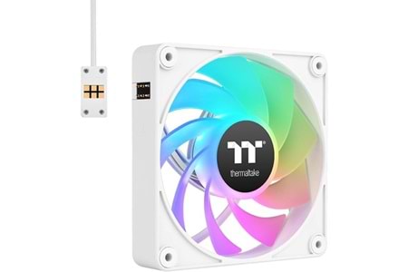 THERMALTAKE CT120 EX Beyaz Reverse CL-F194-PL12SW-A ARGB Manyetik Modüler Fan Kiti 3-lü paket
