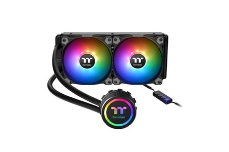 THERMALTAKE 240MM WATER 3.0 240 CL-W233-PL12SW-B ARGB AM4-2066P SIVI SOĞUTMALI İŞLEMCİ FANI