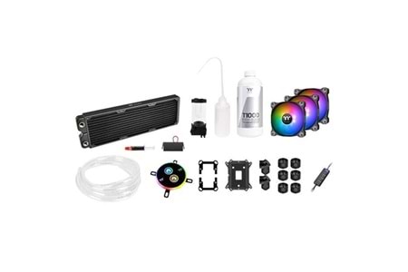Thermaltake CL-W253-CU12SW-A Pacific C360 DDC ARGB 3x120mm Fanlı, Soft Tube, Custom Sıvı Soğutma Kiti (AM4, LGA2066)