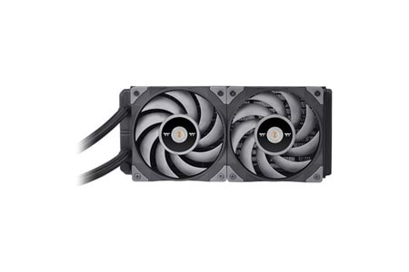 THERMALTAKE 240MM TOUGHLIQUID ULTRA 240 CL-W322-PL12GM-A RGB LCD EKRANLI AM5-1700P SIVI SOĞUTMALI İŞLEMCİ FANI