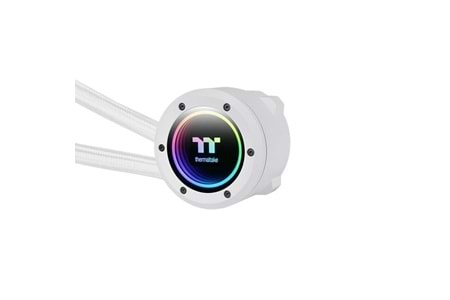 THERMALTAKE 240MM TH240 v2 CL-W364-PL12SW-A ARGB AM5-1851P SIVI SOĞUTMALI İŞLEMCİ FANI BEYAZ