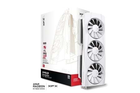 XFX 16GB RX9070XT QUICKSILVER WHITE RX-97TQICKW9 GDDR6 256Bit PCIE 5.0 BEYAZ