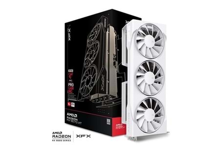 XFX 16GB RX9070XT SWIFT WHITE RX-97TSWF3W9 DDR6 256Bit PCIE 5.0 BEYAZ