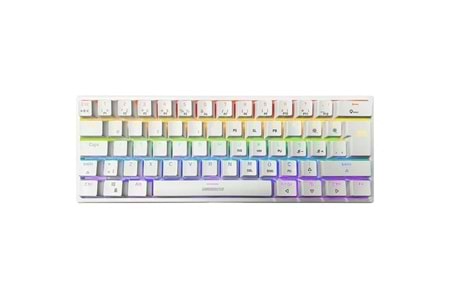 GameBooster GB-G11 GHOST Rainbow Aydınlatmalı Beyaz Mekanik Klavye