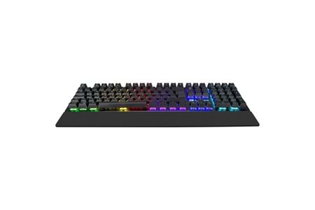 GameBooster G908 Bolt Rainbow Aydınlatmalı Blue Switch Mekanik Bileklikli Oyun Klavyesi