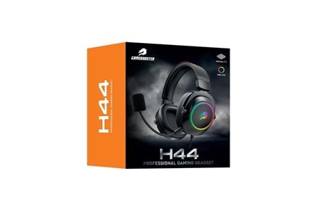 GAMEBOOSTER H44 RGB USB7.1 Siyah Profesyonel Oyuncu Kulaklığı