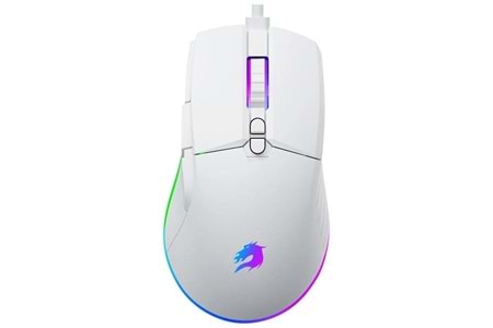GameBooster M12 Vital RGB Aydınlatmalı Beyaz Profesyonel Gaming Mouse 12800dpi