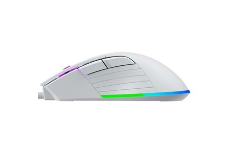 GameBooster M12 Vital RGB Aydınlatmalı Beyaz Profesyonel Gaming Mouse 12800dpi