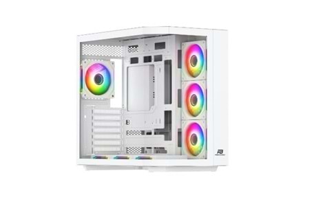 POWERBOOST 750W (80+ Bronze) 7*12cm ARGB Fanlı PBA4375W- SEAVİEW GAMING Oyun Kasası Beyaz