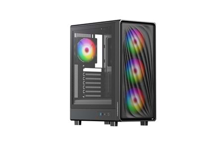 POWERBOOST 650W 80+ BRONZE PBA5065B-650W GAMING MID-TOWER PC KASASI