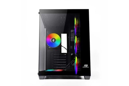POWERBOOST PB-SS02B SEA WIEW 7-RGB FANLI GAMING MID-TOWER PC KASASI