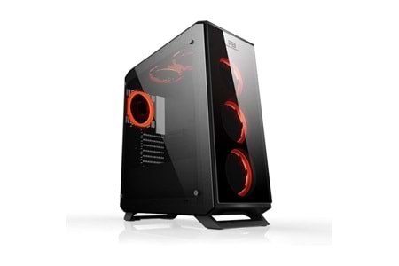 POWERBOOST VK-G3903S 6-HALO FANLI GAMING MID-TOWER PC KASASI