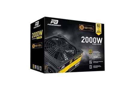 POWERBOOST 2000W BST-ATX2000 14CM FANLI MINING POWER SUPPLY