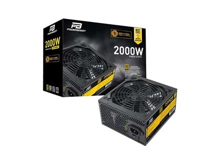 POWERBOOST 2000W BST-ATX2000 14CM FANLI MINING POWER SUPPLY