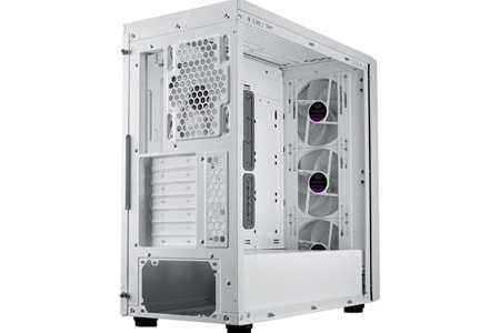 COOLERMASTER 600TG MB600-WGNN-S00 ARGB GAMING E-ATX PC KASASI BEYAZ