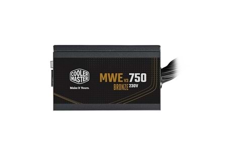 COOLERMASTER 750W 80+ BRONZE MWE V3 MPE-7501-ACABW-3BEU POWER SUPPLY