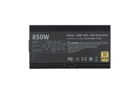 COOLERMASTER 850W 80+ GOLD MWE GOLD v3 PCIE 5.0 TAM MODÜLER POWER SUPPLY