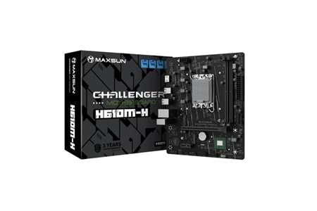 MAXSUN CHALLANGER H610M-H DDR4 HDMI PCIE 4.0 1700P MATX