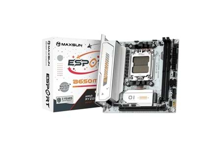 MAXSUN MS-eSport B650ITX WIFI ICE DDR5 HDMI-DP PCIE 5.0 AM5 MITX