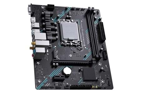 MAXSUN MS-H610M 666 WIFI6 DDR5 HDMI PCIE 4.0 1700P MATX