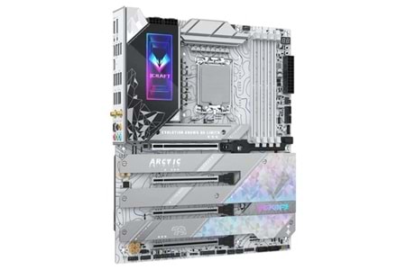 MAXSUN MS-iCraft Z890 ARCTIC WIFI7 DDR5 HDMI-DP TYPEC PCIE 5.0 1851P ATX BEYAZ