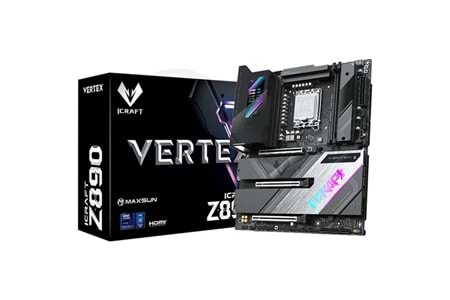 MAXSUN MS-iCraft Z890 VERTEX WIFI7 DDR5 HDMI-DP TYPEC PCIE 5.0 1851P ATX