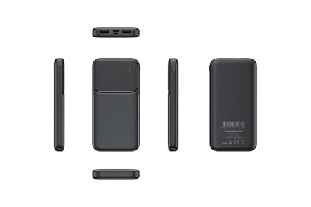POWERBOOST LITE 100B 10000mAh 10W Type-C Out Siyah Taşınabilir Şarj Cihazı Powerbank