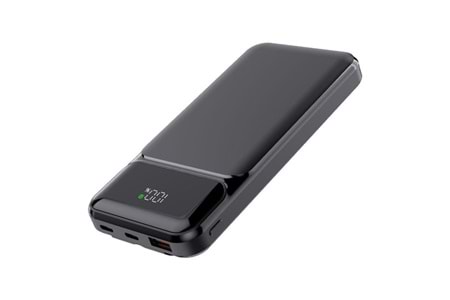 POWERBOOST NIGHT 105B 10000mAh 22.5W LCD Siyah Taşınabilir Şarj Cihazı Powerbank