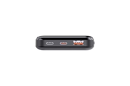 POWERBOOST NIGHT 115B 10000mAh 22.5W LCD GizliLED Siyah Taşınabilir Şarj Cihazı Powerbank