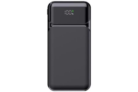POWERBOOST NIGHT 125B 10000mAh 22.5W Dahili Kablolu LCD Siyah Taşınabilir Şarj Cihazı Powerbank