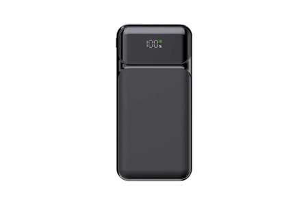 PowerBoost NIGHT 135B 10000mAh 22.5WDahiliKablo LCD GizliLED Siyah Taşınabilir Şarj Cihazı Powerbank