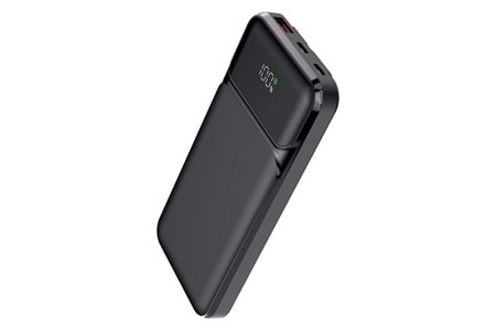 PowerBoost NIGHT 135B 10000mAh 22.5WDahiliKablo LCD GizliLED Siyah Taşınabilir Şarj Cihazı Powerbank