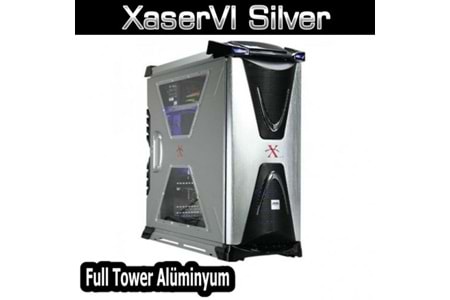 Thermaltake XaserVI Gümüş FullTower Pencereli Aluminyum Kasa (PSU yok)