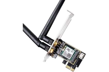 CUDY WE3000 AX5400 Wi-Fi 6E Bluetooth 5.3 PCI-E Kablosuz Ağ Adaptörü