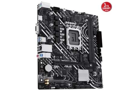 ASUS PRIME H610M-K RGB DDR5 M2 PCIe NVME HDMI PCIe 16X v4.0 1700p mATX