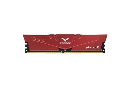 TEAM 16GB DDR4 3200MHZ CL16 PC RAM T-FORCE VULCAN Z RED TLZRD416G3200HC16F01