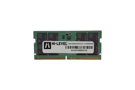 HI-LEVEL 32GB DDR5 5600MHZ NOTEBOOK RAM VALUE HLV-SOPC44800D5/32G