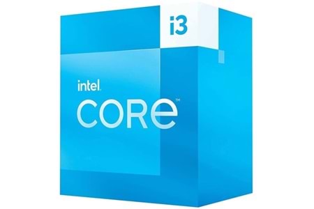 INTEL CORE i3 14100 12MB 4çekirdekli O/B UHD VGA 1700p 58w Kutulu+Fanlı